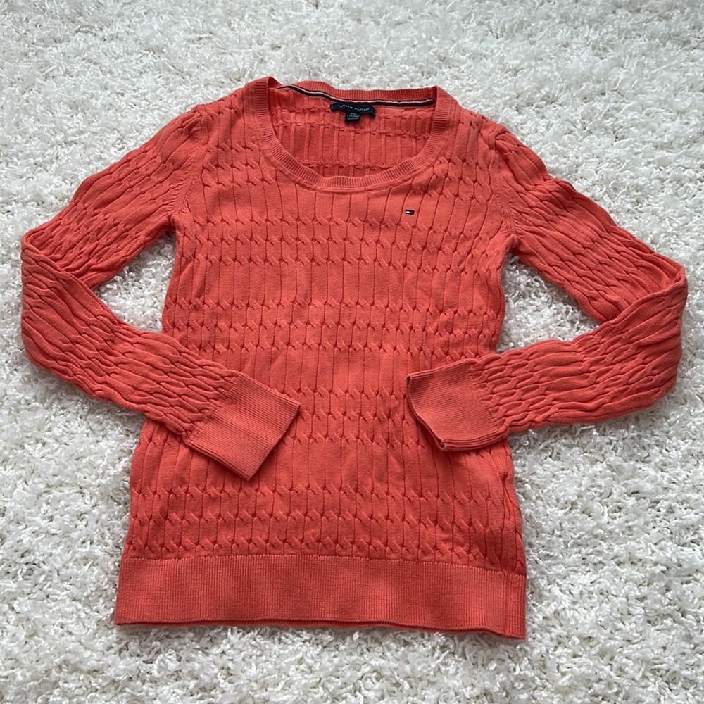 Tommy Hilfiger Orange Sweater